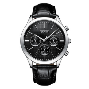 Reloj de pulsera de cuarzo japonés para hombre, cronógrafo multifuncional trasero de acero inoxidable, nuevo producto - Product Image 2