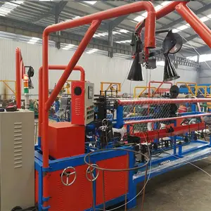 2 vers Entièrement Automatique De La Chaîne Lien Clôture Faisant La Machine Avec Compact Rouleau