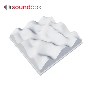 Acoustic Panels For Wall Cloud Shape 3D Diffuser LED Acoustic Wall Panel Design For HIFI Listening Room Home Theater