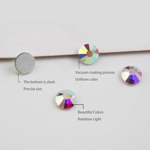 Pierres plates brillantes de haute qualité SS3-SS50, pierres de cristal transparentes non thermocollantes, strass pour <span class=keywords><strong>la</strong></span> décoration des ongles - Product Image 5