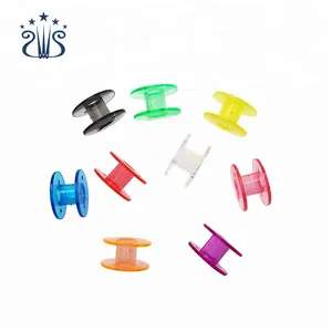 High quality color transparent plastic bobbin household sewing machine accessories