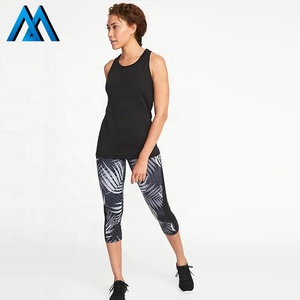 Top personalizado para <span class=keywords><strong>mujer</strong></span>, <span class=keywords><strong>camiseta</strong></span> sin mangas de Yoga en blanco - Product Image 6
