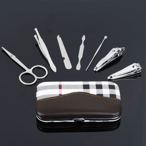<span class=keywords><strong>Pas</strong></span> <span class=keywords><strong>cher</strong></span> Prix 7 Pièces Sourcil Soin Des Ongles <span class=keywords><strong>Manucure</strong></span> Pédicure Ongles <span class=keywords><strong>Kit</strong></span> de Toilettage de Voyage - Product Image 5