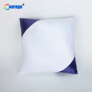 Federa per Cuscino Personalizzabile con <span class=keywords><strong>Design</strong></span> su Misura, Bianca, in Raso per Stampa a Sublimazione - Product Image 6