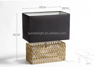 <span class=keywords><strong>Lampe</strong></span> led décorative en <span class=keywords><strong>rotin</strong></span> et <span class=keywords><strong>osier</strong></span>, style Ce, luminaire de Table - Product Image 4