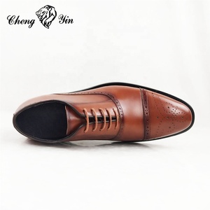 Zapatos de Vestir de Cuero Genuino para Hombre, Color Marrón Oscuro, con Elevador Interno, de Alta Calidad, para Oficina - Product Image 5