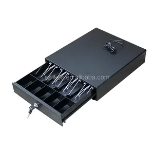 LKS-D335 335*380*80mm adjustable 4bill 5coin slots electronic pos cash drawer