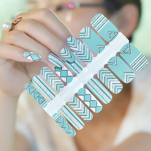 Bestes Design Langlebig Günstiger Preis Nail Art Wraps OEM/ODM Service Solid Nail Sticker Custom - Product Image 4