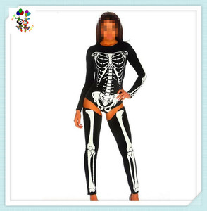Costumes de fête d'halloween pour femmes adultes, <span class=keywords><strong>squelette</strong></span> <span class=keywords><strong>Sexy</strong></span> fantaisie HPC-3164 - Product Image 6