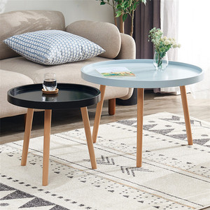 Nordic <strong>Small</strong> Round <strong>Table</strong> Mini Coffee <strong>Table</strong> Modern Minimalist Sofa Side <strong>Corner</strong> Several Balcony Bedside White <strong>Table</strong> - Product Image 2