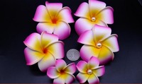 Fleur artificielle en mousse de frangipanier de Tahiti, Tiare Hawaïenne, fleur de plage