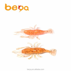All'ingrosso 80mm Multi-sezione PVC e piombo nuotare gamberetti pesca esca a buon mercato in gomma artificiale duro <span class=keywords><strong>per</strong></span> la pesca - Product Image 2