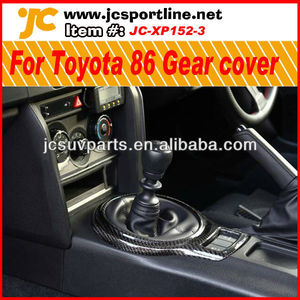 <span class=keywords><strong>Auto</strong></span> gear cover for toyota scion 86 fr-s gt86 gts/brz gear carbon subaru shell car steering wheel decoration room - Product Image 1