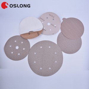 1.5 "-<span class=keywords><strong>12</strong></span>" एल्यूमीनियम ऑक्साइड ड्राई सैंडिंग ब्राउन लकड़ी धातु ऑटोमोटिव 150 मिमी सैंडपेपर डिस्क - Product Image 1