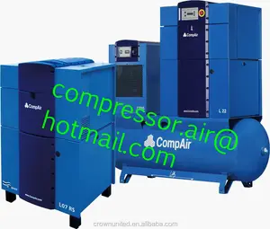 L07RS - L22RS Regulated Speed, CompAir L11RS L15RS, L18RS VSD type screw air compressor