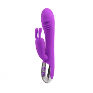 Venta en línea Mujer Cargador Usb Vibrador de punto G Venta al por mayor Juguete sexual para adultos Mujeres Juguetes sexuales para adultos Dildo Sex Using Rabbit Vibrator