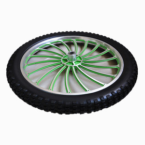 Roue de Sulky de <span class=keywords><strong>Course</strong></span> en Alliage avec Mousse PU Solide 20x2.125 2.50-18 - Product Image 1