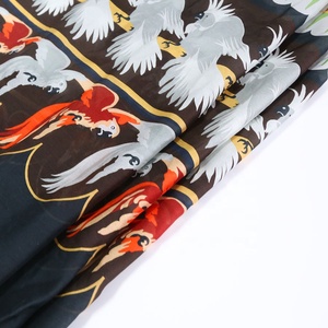 Tùy chỉnh thiết kế in kỹ thuật số trên 100% lụa habotai voan <span class=keywords><strong>georgette</strong></span> vải cho ăn mặc - Product Image 1