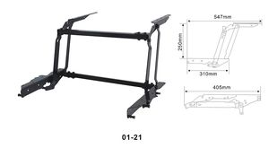 Trung Quốc Tự Làm Chuyển Đổi Bảng Cơ Chế Phần Cứng Mùa Xuân Đen Nâng Bàn Cà Phê Nhập Khẩu Nâng Bản Lề - Product Image 4