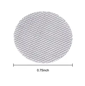 0.75" Hot Round Disc Type Filter Screen Stainless Steel 304 Metal