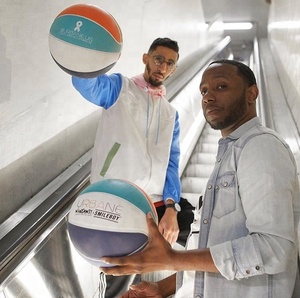 White Multi Color Leather <strong>Basketball</strong> <strong>Indoor</strong> <strong>Basketball</strong> with Your logo - Product Image 3