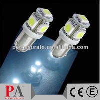 Lumière LED colorée PA Pinball 5 SMD 5050 LED BA9S BAX9S T4W H6W 1895 1893 6.3V AC/DC Taiwan produit de haute qualité