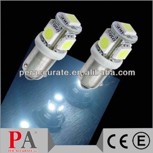 <b>PA</b> Pinball Colorful LED Light 5 SMD 5050 LED BA9S BAX9S T4W H6W 1895 1893 6.3V AC/DC Taiwan High Quality Product - Product Image 2