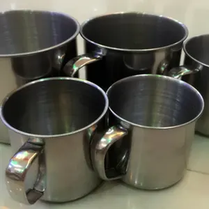 Khuyến Mại Bán Buôn Giá Rẻ Bán Hot Thép Không Gỉ Cắm Trại Cup, Miệng Rộng Trà Cup