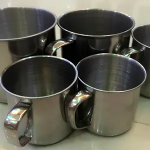 cup 4 years old boy Suppliers-Promotional wholesale cheap price Hot Sale Stainless Steel Camping Cup, Wide Mouth Tea Cup