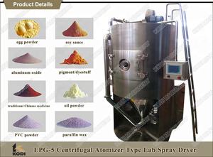 Máquina de secado por pulverización de laboratorio de LPG-5 con precio barato - Product Image 2