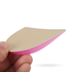 Almohadilla ortopédica de Gel de silicona para corrección de pies, almohadilla para el talón, ortopédica, de cuero Artificial, Unisex, 1 par - Product Image 3