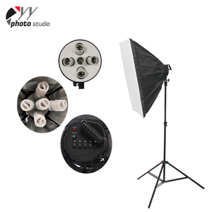 <span class=keywords><strong>Accessori</strong></span> fotografici 5 head softbox light stand photo studio softbox kit di illuminazione continua - Product Image 4