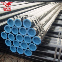 DN 200 219mm 8 Inch MS Seamless Pipe Prix et taille avec noir peint