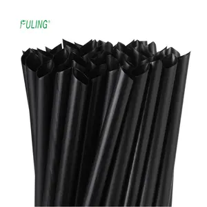 Thé aux bulles à usage unique en plastique, jetable, noir, <span class=keywords><strong>boba</strong></span> pp, à boire, 10 pièces, 12mm 8mm - Product Image 1
