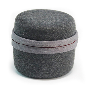 <span class=keywords><strong>Mini</strong></span> Thiết Kế Tròn Lưu Trữ EVA Trường Hợp Loa Tròn Zip Trường Hợp - Product Image 2