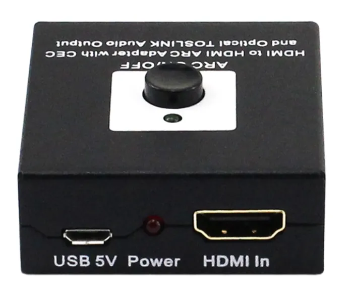 HDMI A HDMI <span class=keywords><strong>Toslink</strong></span> Ottico RCA <span class=keywords><strong>Audio</strong></span> <span class=keywords><strong>Converter</strong></span> ARC adattatore con CEC supporto 1080 P, 3D