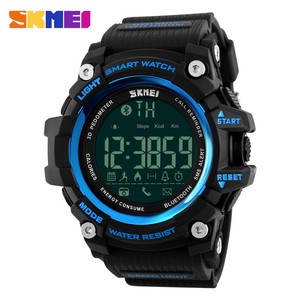 Top de Lujo Skmei Marca de Calorías Rastreador ios <span class=keywords><strong>Android</strong></span> Reloj Mujeres de Los Hombres Podómetro Inteligente Reloj Bluetooth - Product Image 2