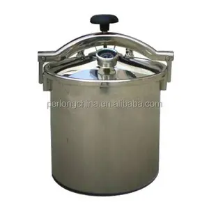 PTS-24HM 24 litres autoclave portatif d'acier inoxydable de stérilisateur de vapeur de pression