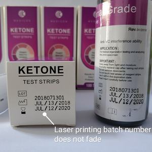 Pemasok strip uji keton untuk strip uji Ketosis Urinalysis <span class=keywords><strong>1</strong></span> kotak MOQ - Product Image 3