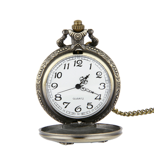 Toptan antika kuvars <span class=keywords><strong>Mirage</strong></span> Vintage cep saati iki köprü Vintage ince zincir cep saati - Product Image 4