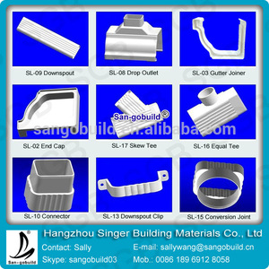 Pvc de alta calidad lluvia sistema de canaletas para nigeria, ghana, kenya - Product Image 1
