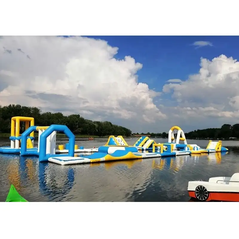 Parque Acuático inflable de Hungría para niños, Parque Acuático inflable para lago