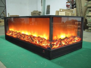 <span class=keywords><strong>Faux</strong></span> flamme acier chauffage électrique <span class=keywords><strong>cheminée</strong></span> - Product Image 3