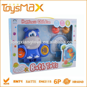Baratos juguete del baño play set para vender, hipopótamo set de baño - Product Image 1