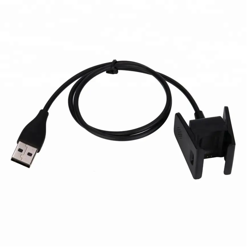 Cargador USB con Clip de carga, soporte de Cable para Fitbit Charge 2 Tracker Apr 6, novedad