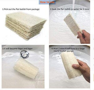 Luffa — <span class=keywords><strong>éponge</strong></span> nettoyante 100% naturelle, lotion nettoyante, soin de la maison - Product Image 6