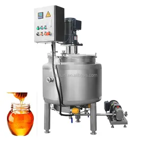 Zhejiang Bean Paste Cooking Jam Mixer 200 Liter elektrische Heizung Edelstahl Glukosesirup/Honig tank Rührer und Pumpe