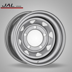 Roues <span class=keywords><strong>de</strong></span> <span class=keywords><strong>remorque</strong></span> en acier à 4 <span class=keywords><strong>trous</strong></span> Jantes <span class=keywords><strong>de</strong></span> voiture 13 pouces Roues à rayons blancs 4x100 - Product Image 5