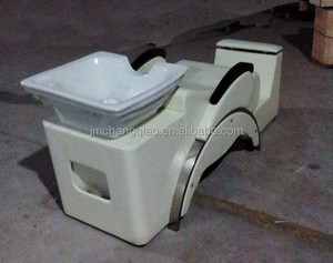 Chaise de shampooing de <span class=keywords><strong>salon</strong></span> en cuir synthétique SPC006 avec contre-lavage confortable pour les salons de coiffure et les hôtels - Product Image 4