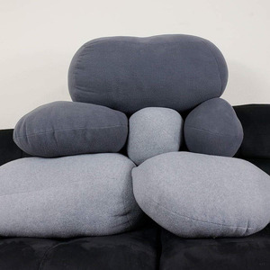 E715 Moderna <span class=keywords><strong>Pietra</strong></span> Indoor Outdoor Peluche Pavimento Decorativo Cuscini di Grandi Dimensioni Regolabile Boulder Cuscino Sacchetto di Fagioli Beanbag Cuscino Letto - Product Image 2